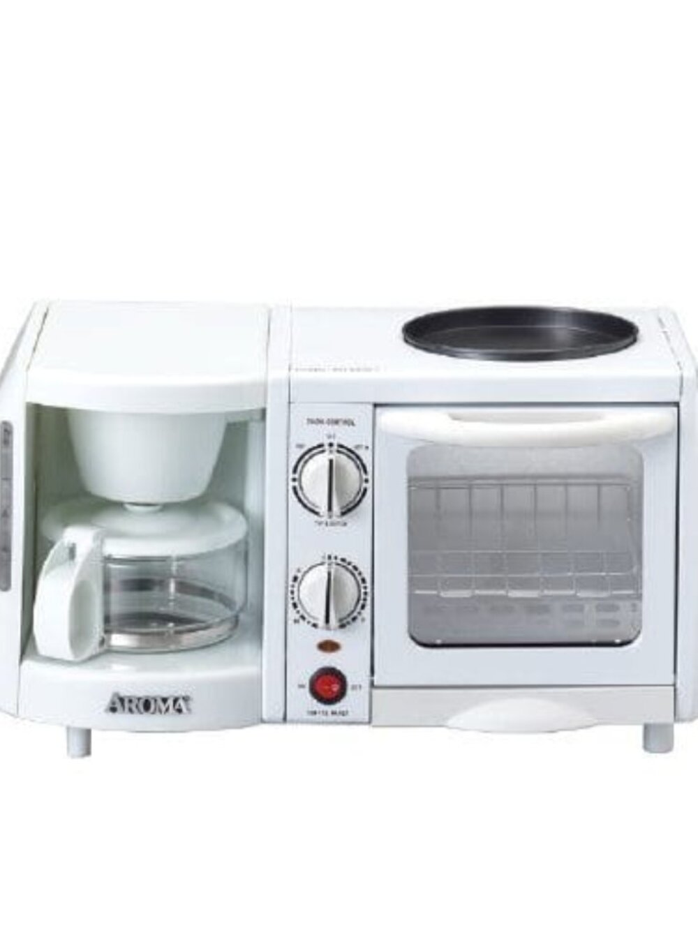 Aroma 3in1 Mini Toaster Oven Coffee Maker Gridd